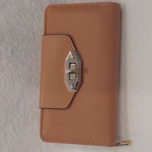 NWOT Wallet with Zipper and Twist Flap